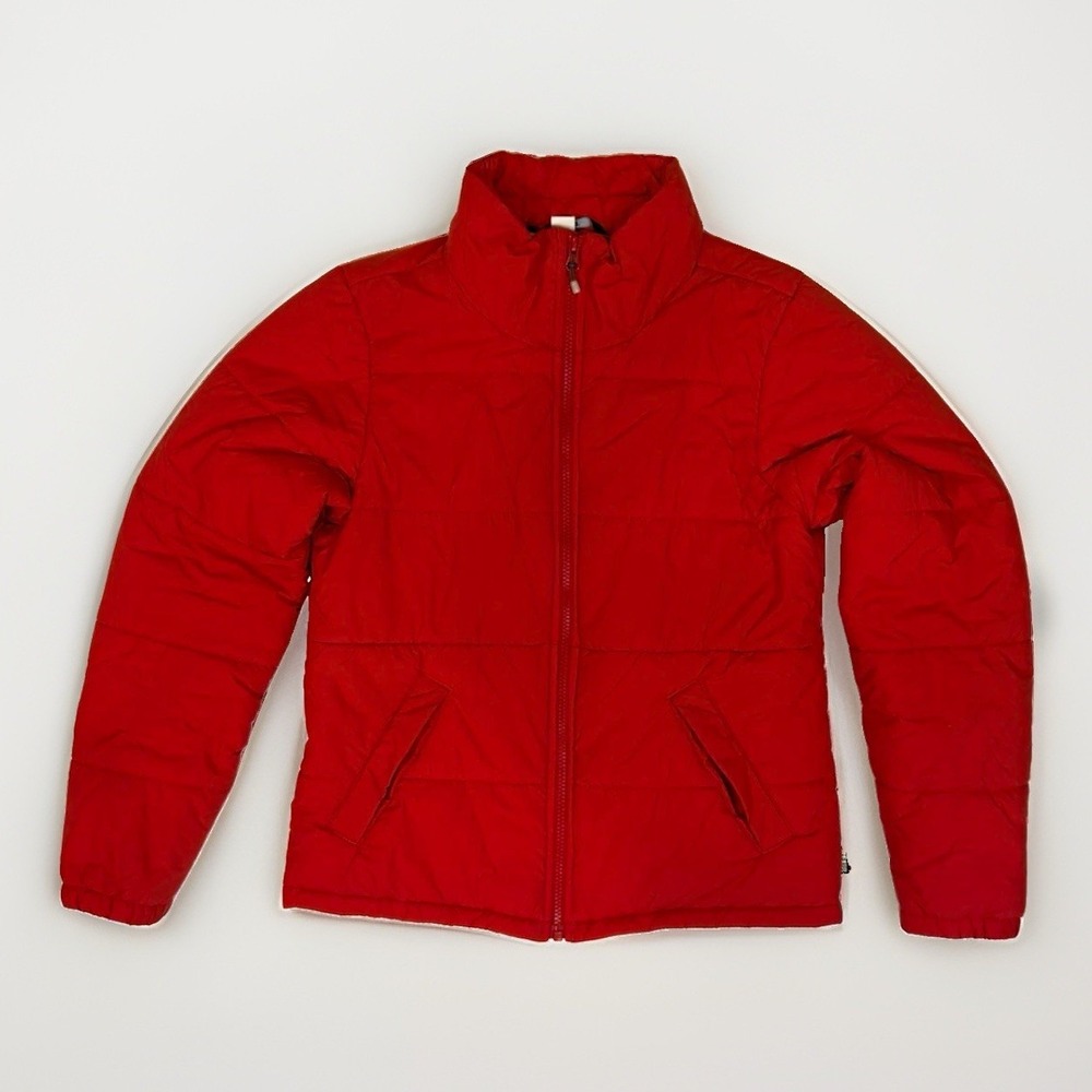 REI Co-op Women's XS Red Insulated Puffer Jacket Floral Lining Full Zip